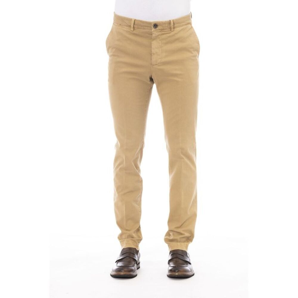 Peserico Beige Cotton Men Men's Pants